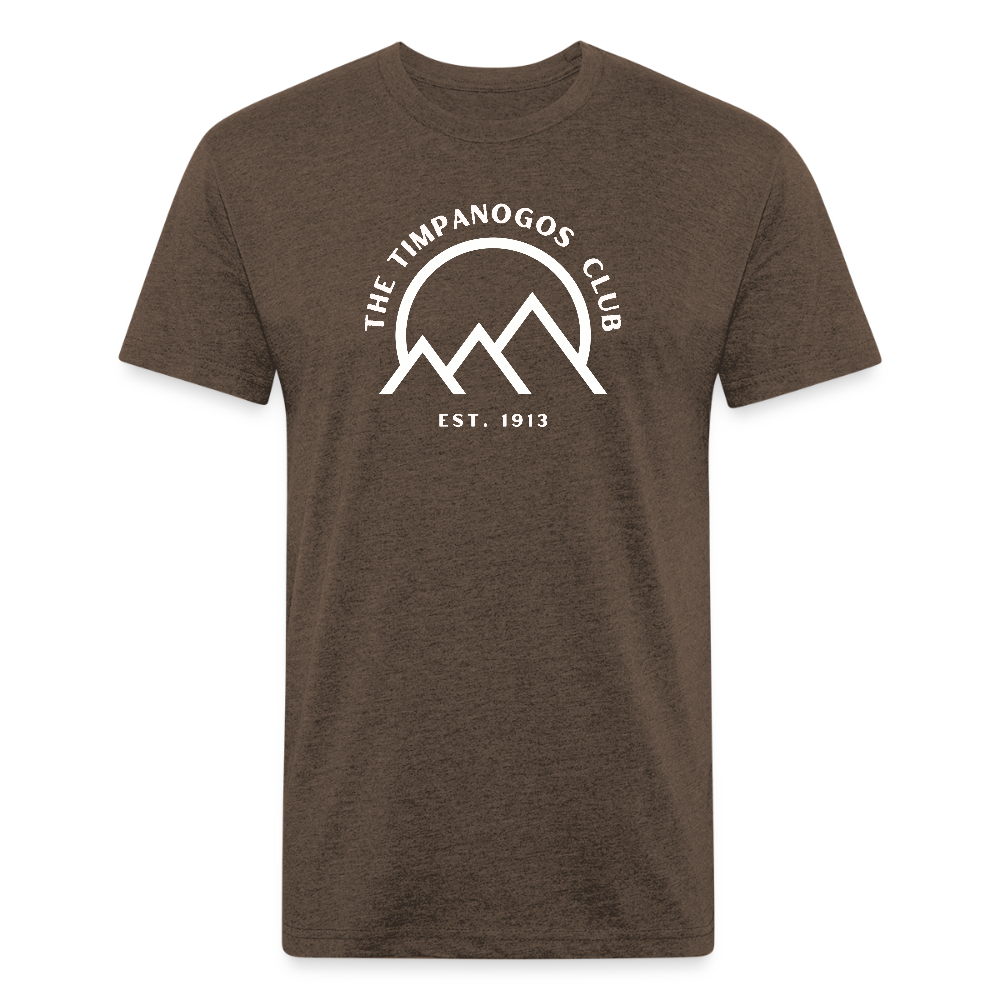 The Timpanogos Club - Premium Graphic Tee - heather espresso