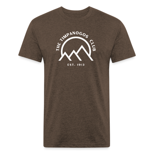 The Timpanogos Club - Premium Graphic Tee - heather espresso