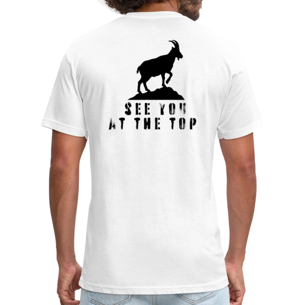 See You At the Top (new) - Premium Graphic Tee - white