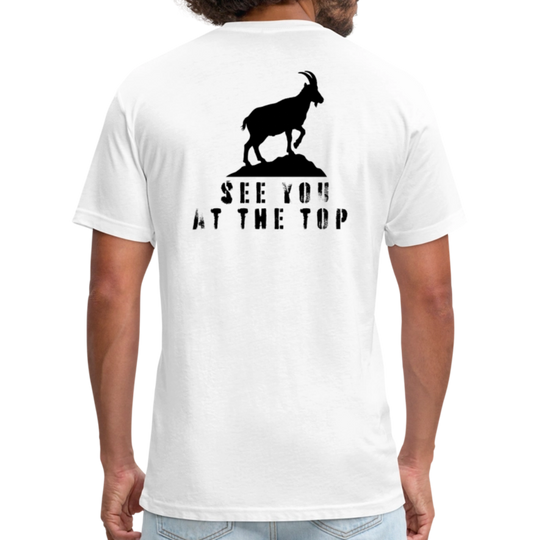 See You At the Top (new) - Premium Graphic Tee - white