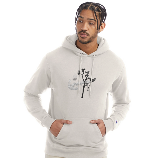 Joshua Tree (A Desert Waltz) - Champion Powerblend Hoodie - Sand