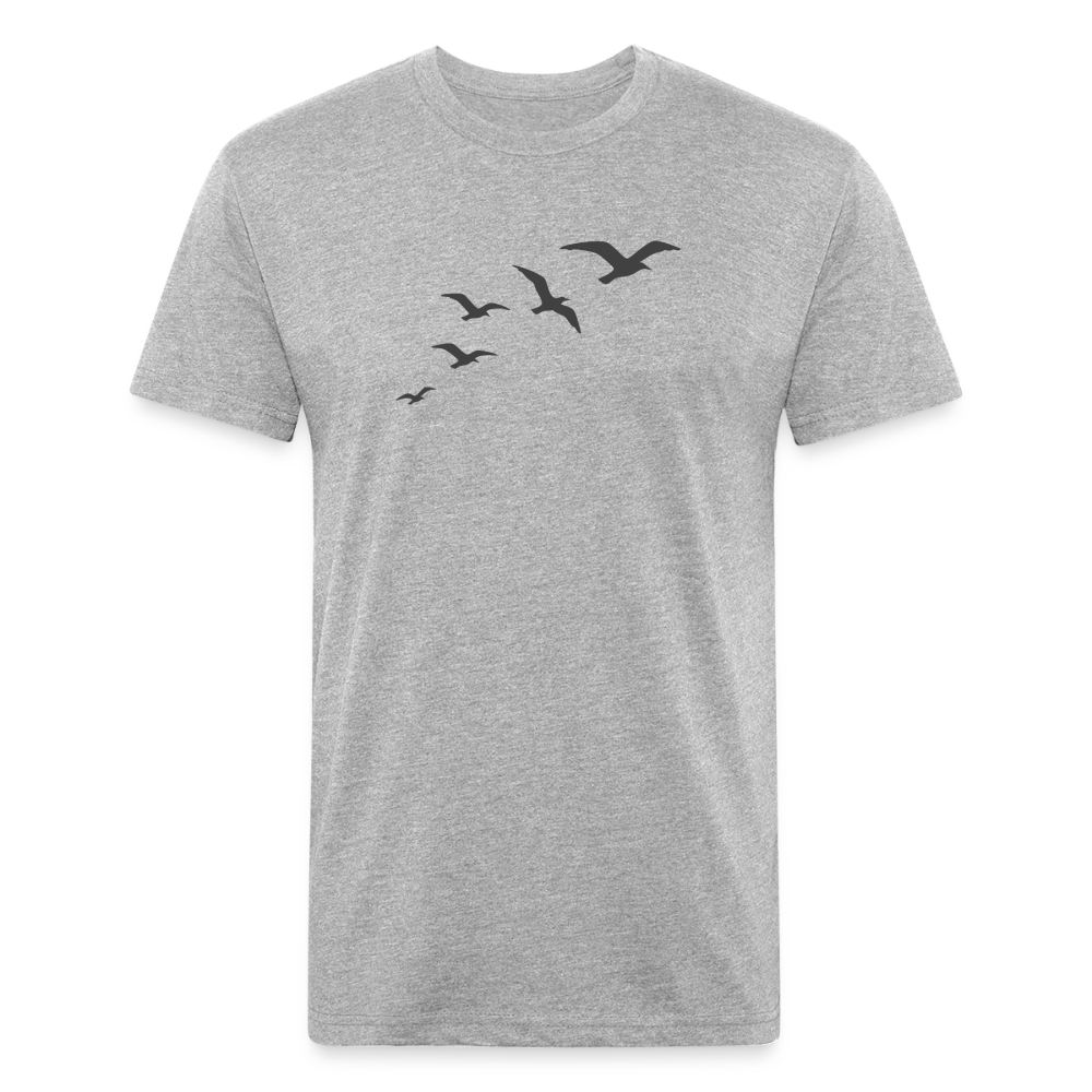 Birds of a Feather - Premium Graphic Tee - heather gray