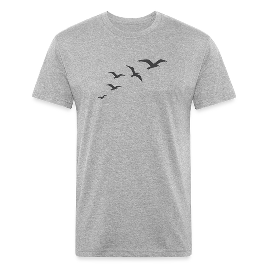 Birds of a Feather - Premium Graphic Tee - heather gray
