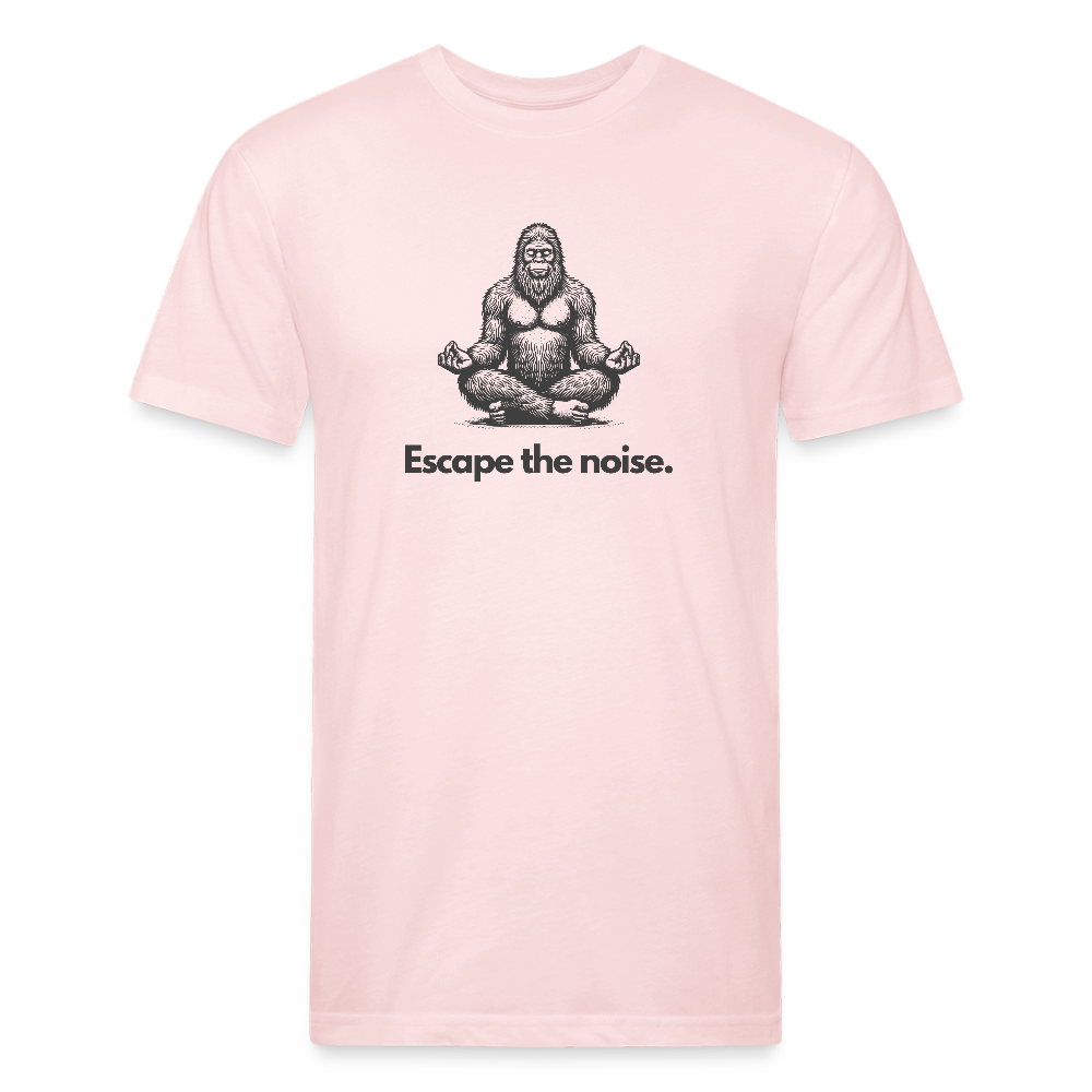 Escape the Noise (Bigfoot) - Premium Graphic Tee (POD) - blush pink 