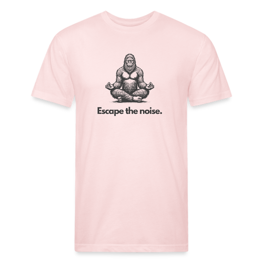 Escape the Noise (Bigfoot) - Premium Graphic Tee (POD) - blush pink 
