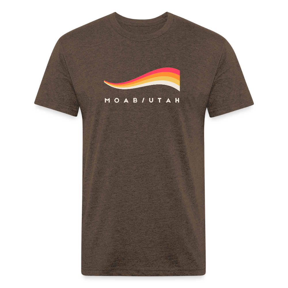 Moab / Utah - Premium Graphic Tee - heather espresso