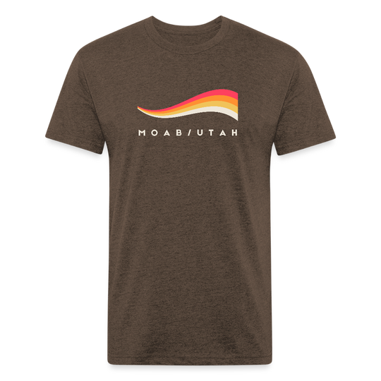 Moab / Utah - Premium Graphic Tee - heather espresso