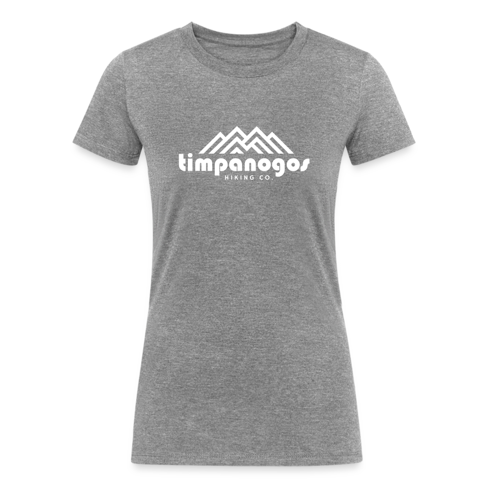 Timpanogos Hiking Co. (official) - Women's Tri-Blend Organic T-Shirt - heather gray