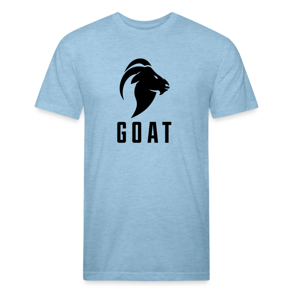 GOAT (New!)  - Premium Graphic Tee - heather blue