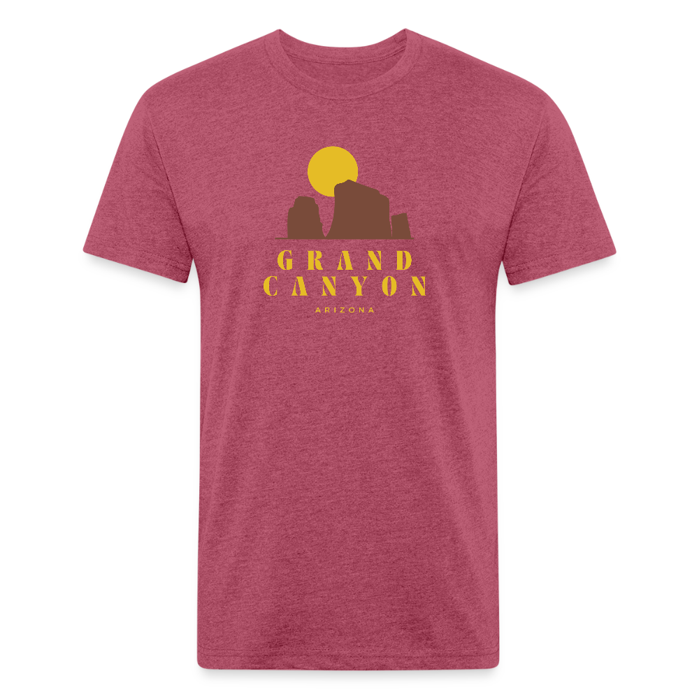 Grand Canyon - Premium Graphic Tee - heather burgundy
