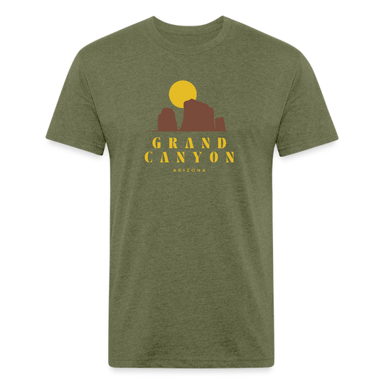 Grand Canyon - Premium Graphic Tee - heather military green