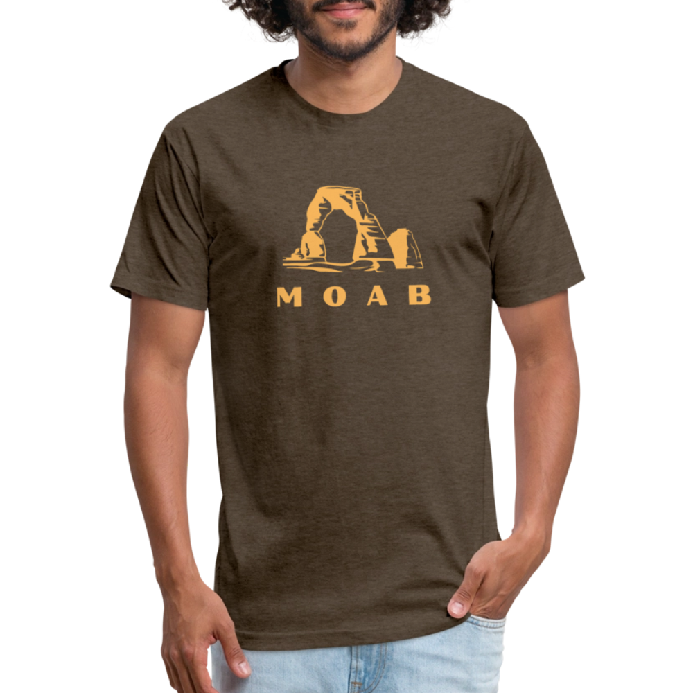 Moab - Premium Graphic Tee (POD) - heather espresso