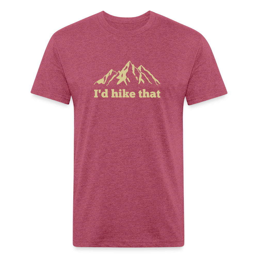 I'd Hike That - POD - heather burgundy