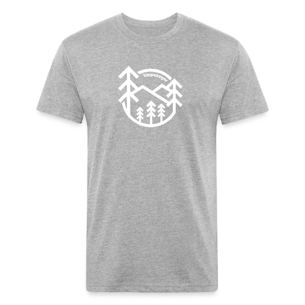 Retro Forest - Premium Graphic Tee (POD) - heather gray
