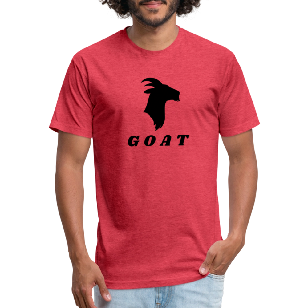 GOAT (black) - Premium Graphic Tee - heather red