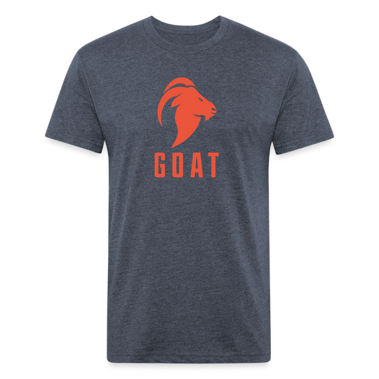 GOAT (New)  - Premium Graphic Tee - heather navy
