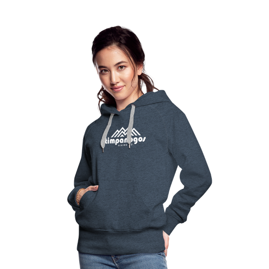 Timpanogos Hiking Co. (official) - Women’s Fitted Hoodie - heather denim
