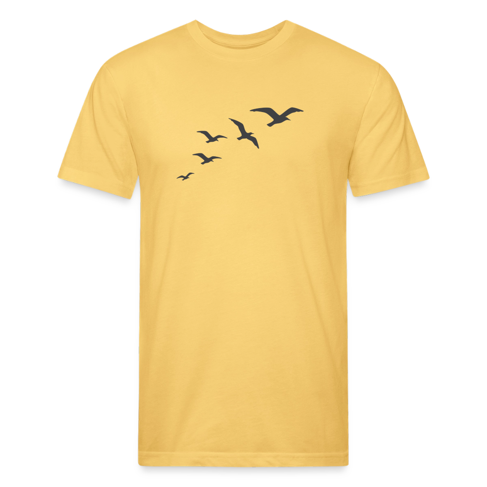 Birds of a Feather - Premium Graphic Tee - pastel yellow