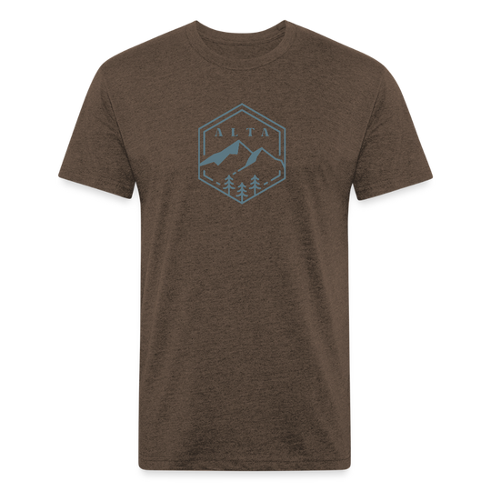 Alta - Premium Graphic Tee - heather espresso