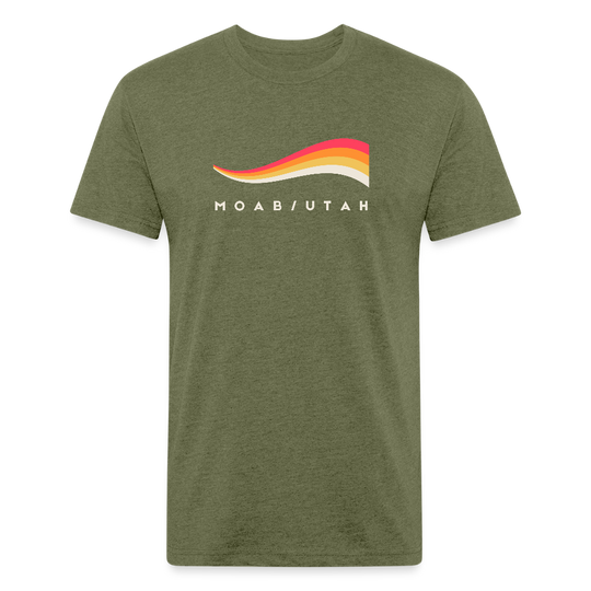 Moab / Utah - Premium Graphic Tee - heather military green