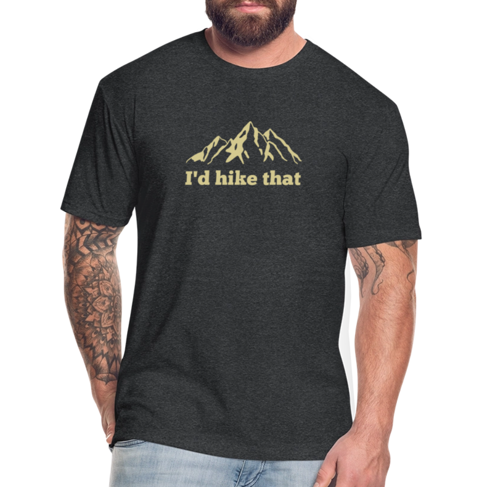 I'd Hike That - Premium Graphic Tee (POD) - heather black