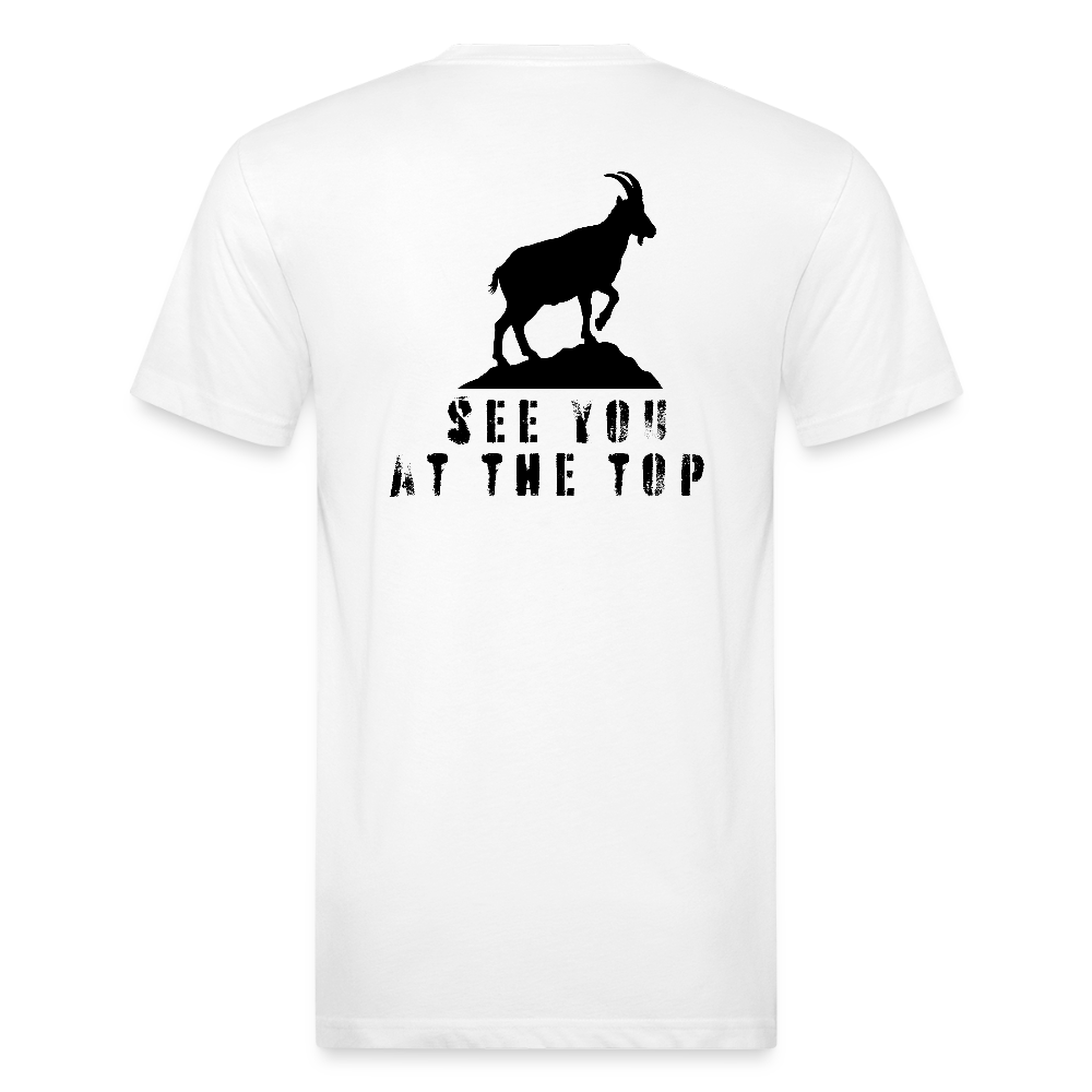 See You At the Top (new) - Premium Graphic Tee - white