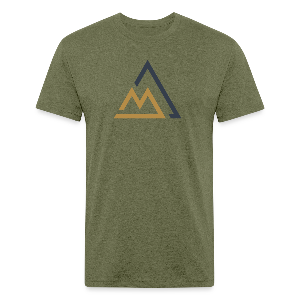Summit - Premium Graphic Tee - heather military green