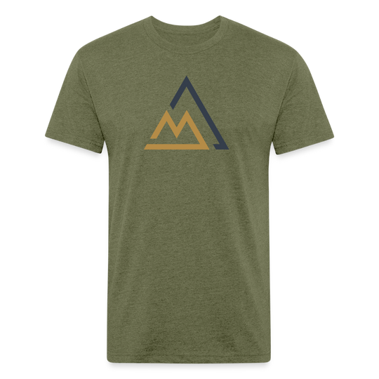 Summit - Premium Graphic Tee - heather military green