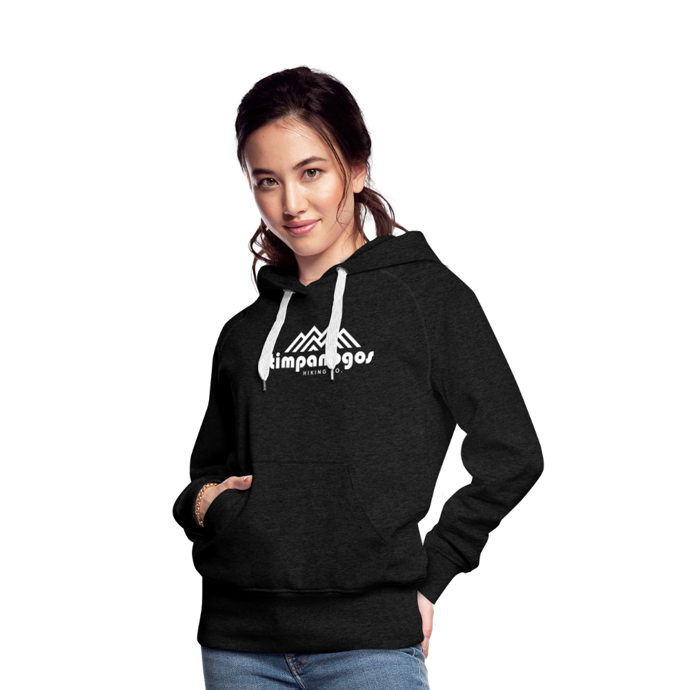 Timpanogos Hiking Co. (official) - Women’s Fitted Hoodie - charcoal grey