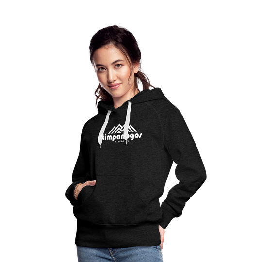 Timpanogos Hiking Co. (official) - Women’s Fitted Hoodie - charcoal grey