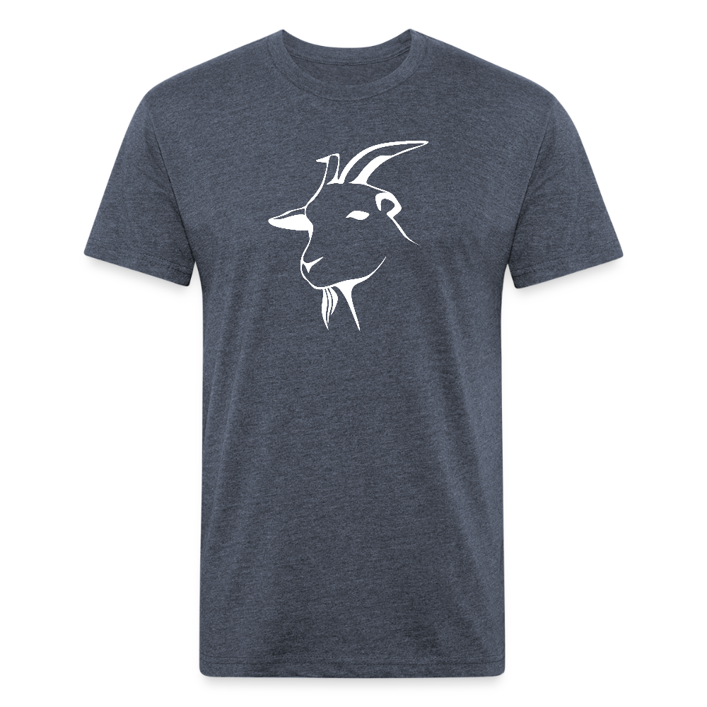 Goat Conversation - Premium Graphic Tee - heather navy