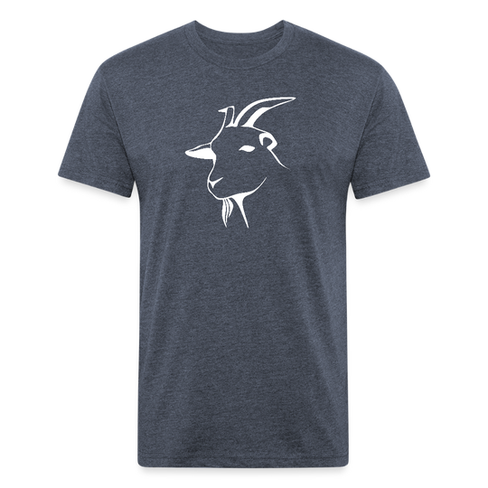Goat Conversation - Premium Graphic Tee - heather navy