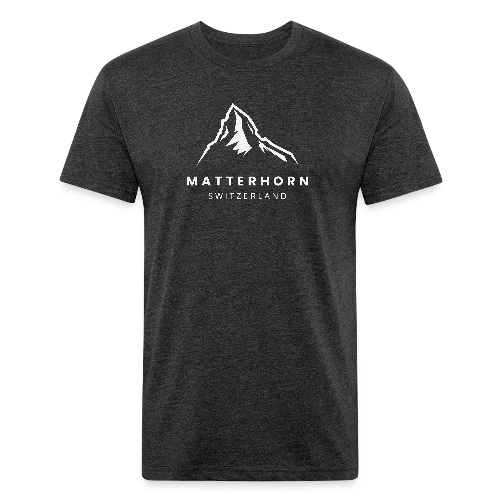 Matterhorn (Switzerland) - Premium Graphic Tee - heather black