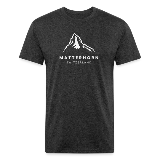 Matterhorn (Switzerland) - Premium Graphic Tee - heather black