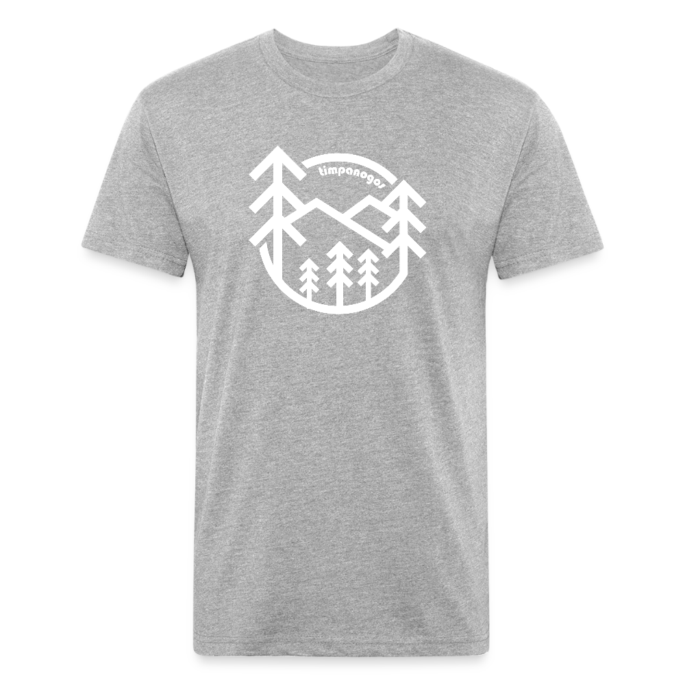 Retro Forest - Premium Graphic Tee (POD) - heather gray