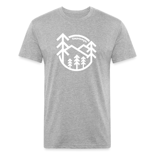 Retro Forest - Premium Graphic Tee (POD) - heather gray