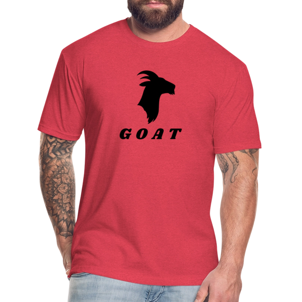 GOAT (black) - Premium Graphic Tee - heather red