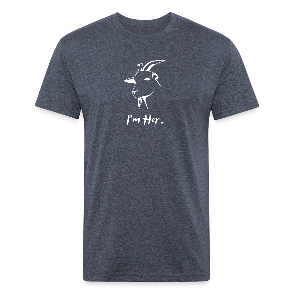 I'm Her - Premium Graphic Tee - heather navy