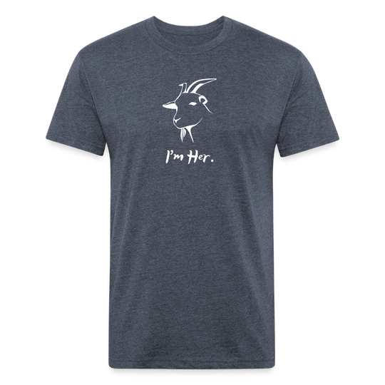 I'm Her - Premium Graphic Tee - heather navy