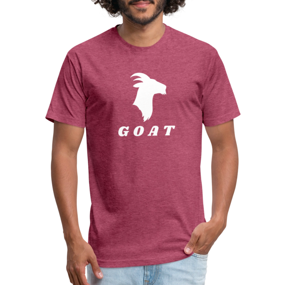 GOAT - Premium Graphic Tee - heather burgundy