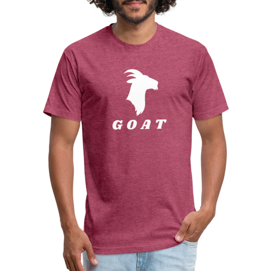 GOAT - Premium Graphic Tee - heather burgundy