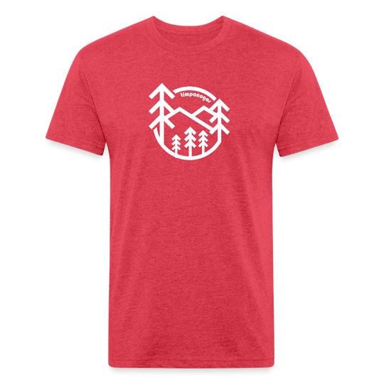 Retro Forest - Premium Graphic Tee (POD) - heather red