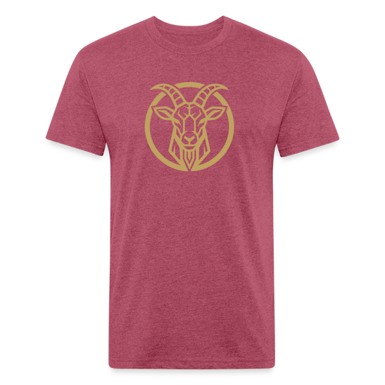 Goat Mentality  - Premium Graphic Tee - heather burgundy