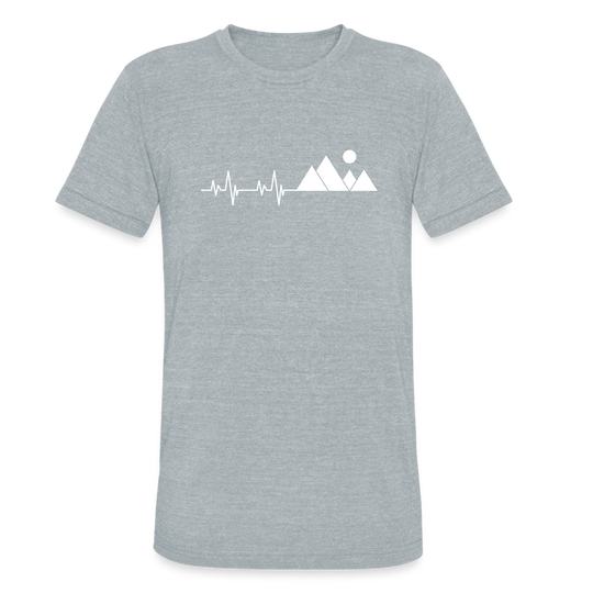 Mountain Pulse - Tri-Blend T-Shirt - heather grey
