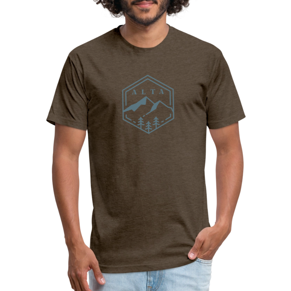 Alta - Premium Graphic Tee - heather espresso