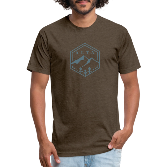 Alta - Premium Graphic Tee - heather espresso