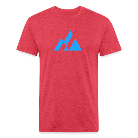 Elevation (electric blue) - POD - heather red