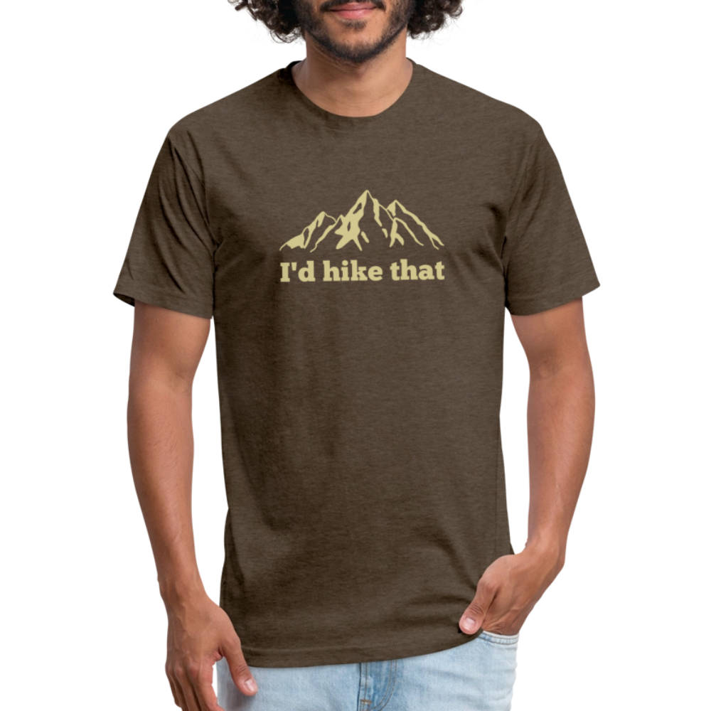 I'd Hike That - Premium Graphic Tee (POD) - heather espresso