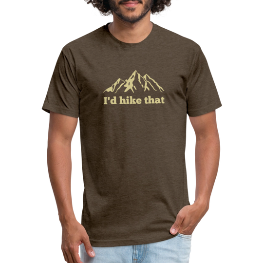 I'd Hike That - Premium Graphic Tee (POD) - heather espresso