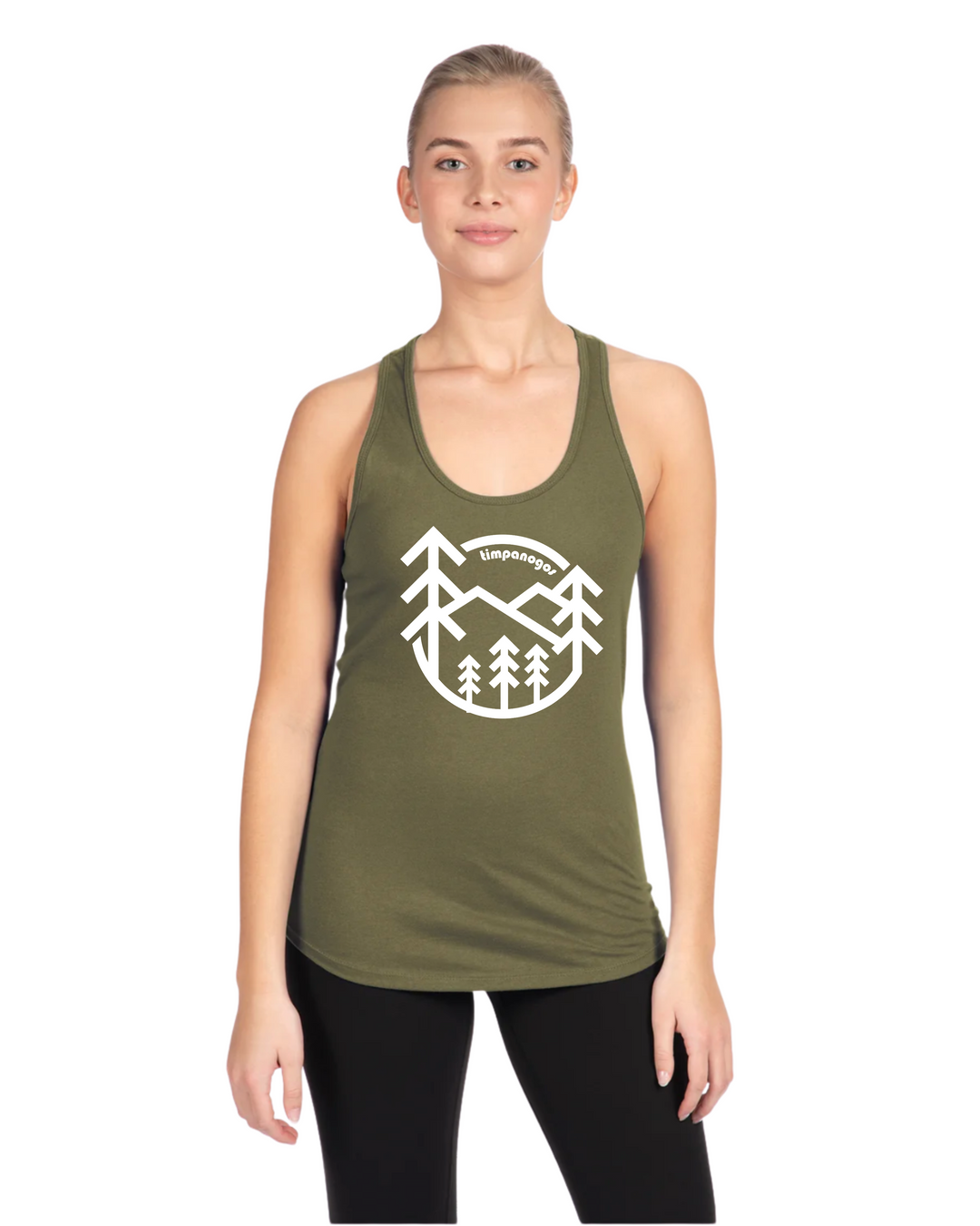 Retro Forest - Women's Ideal Racerback Tank